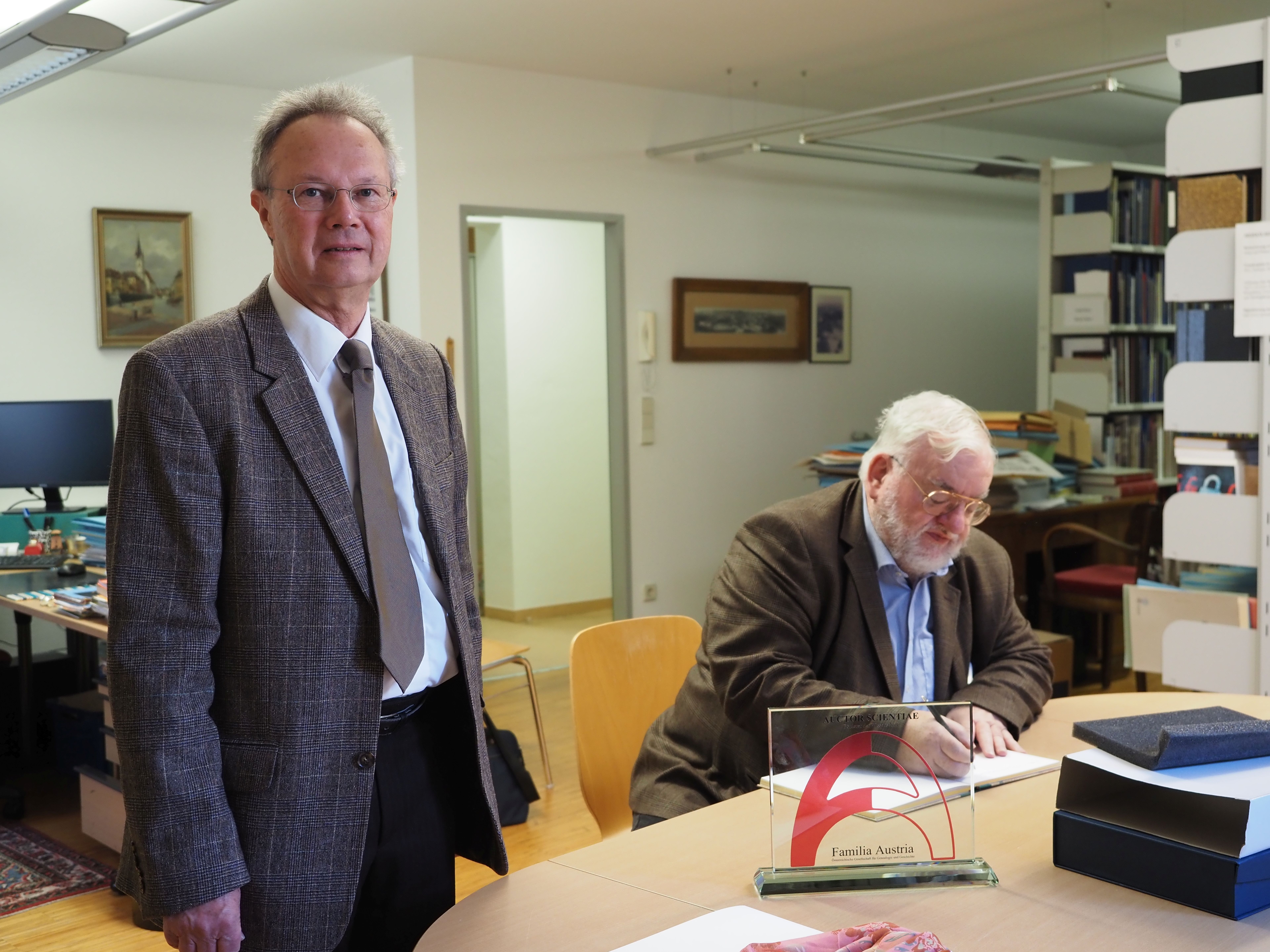 Ehrung Rabl Rabl Ofner 2021 10 23 Stadtarchiv Horn