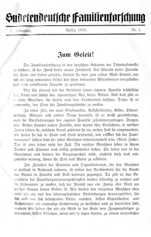 Zum Geleit -  1
