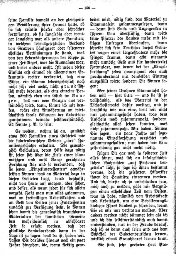 Ein Brief über die Aufgaben der Familienforschung - 8