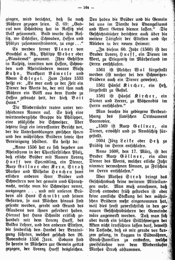 Die Geschichtsbücher der Wiedertäufer als familiengeschichtliche Quellen - 5