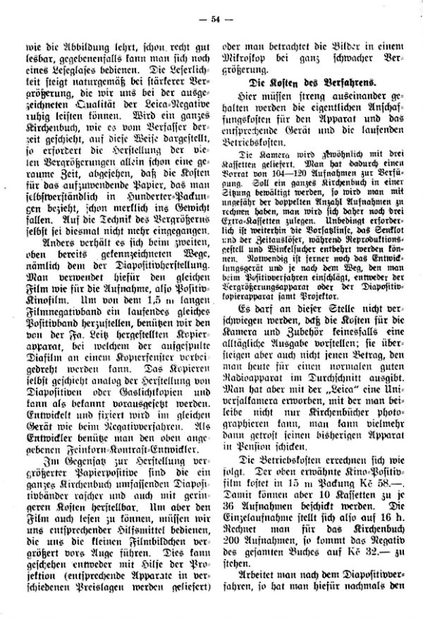 Fotographie im Dienste der Familienforschung. Die Verfilmung von Kirchenbüchern - 6