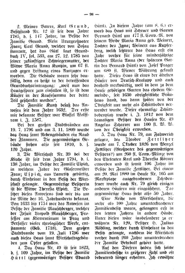 Über alte Familienbesitze - 2