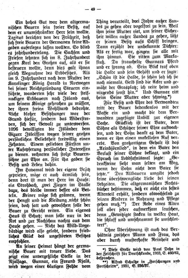 Altgermanische Bauernart - 2