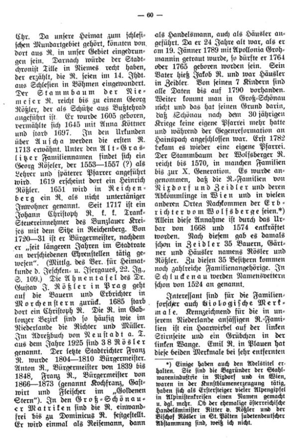 Die Kösler-Kößler-Familien in Nordböhmen - 3