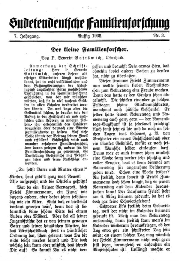 Der kleine Familienforscher - 1