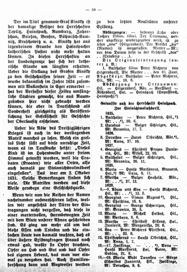 Verzeichnis der Getauften Fremden Kinderlein - 2