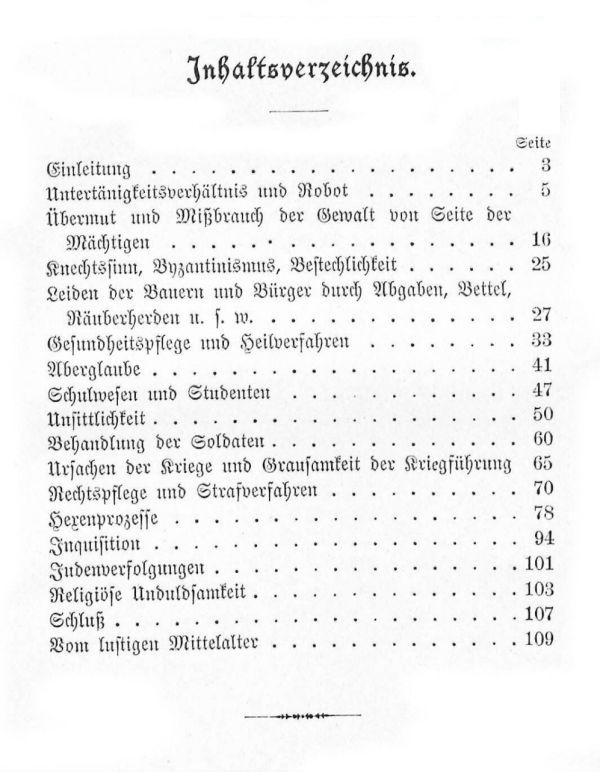 Inhaltsverzeichnis