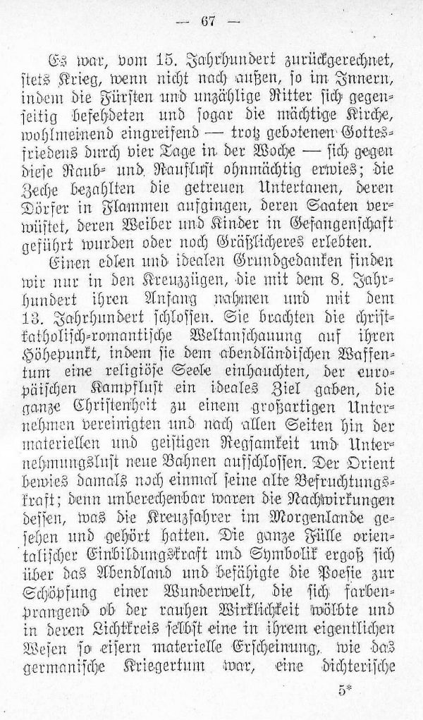 Ursache der Kriege und Grausamkeit der Kriegführung