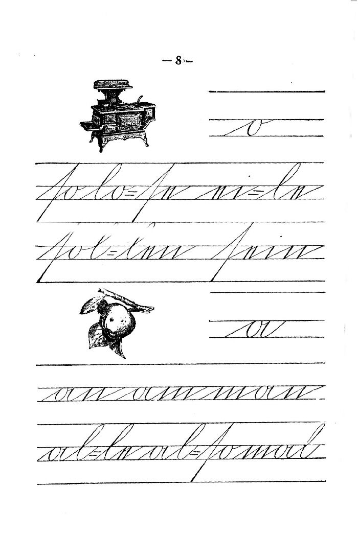 Deutsche Fibel -o / a (Schreibschrift)