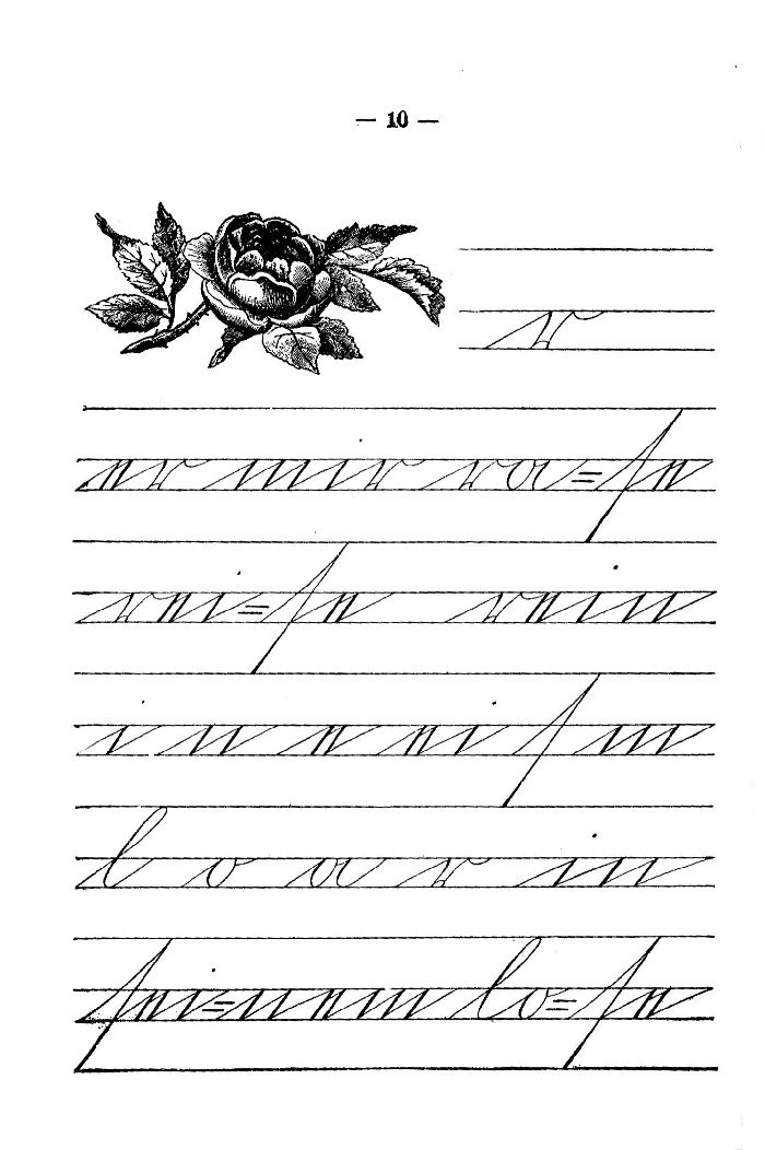 Deutsche Fibel -r (Schreibschrift)