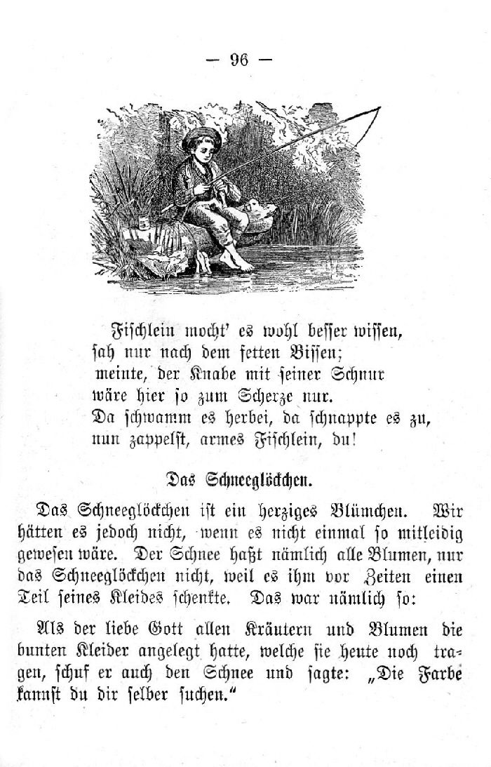Deutsche Fibel -Das Schneeglöckchen