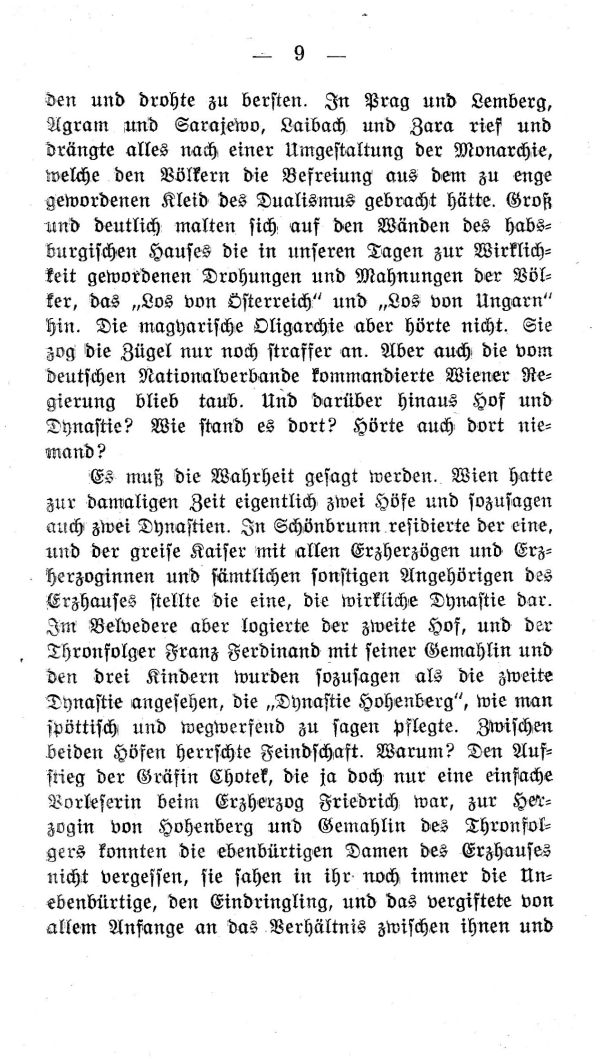 I. Kapitel: Hinter den Kulissen der Hof- und Hauspolitik von 1912-1914