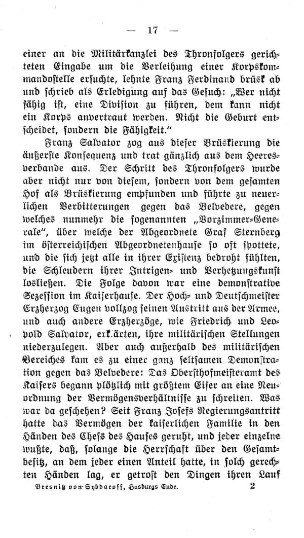 I. Kapitel: Hinter den Kulissen der Hof- und Hauspolitik von 1912-1914