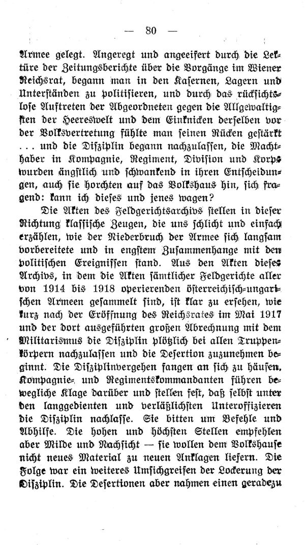 IV. Kapitel: Die Aera des letzten Kaisers