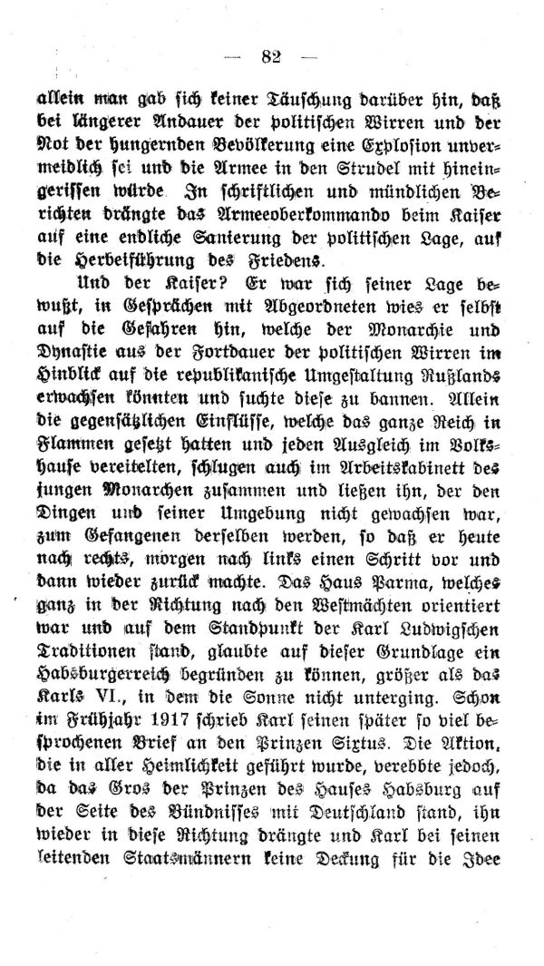 IV. Kapitel: Die Aera des letzten Kaisers