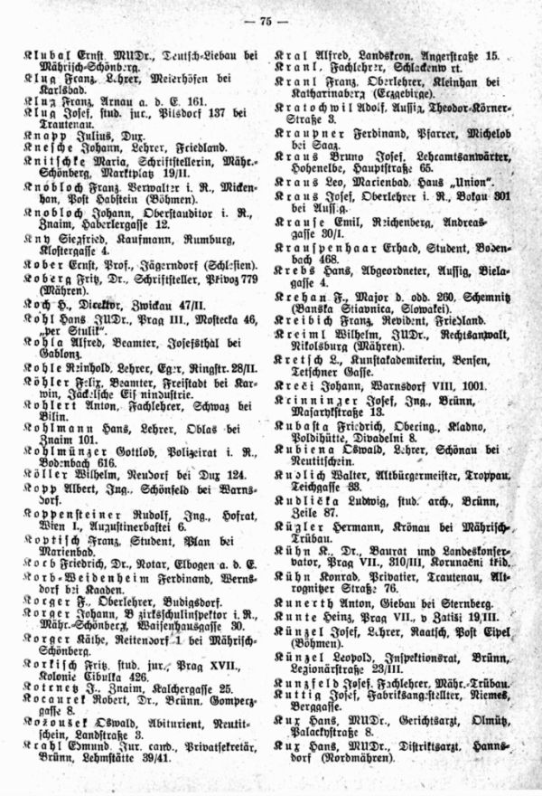 Verzeichnis sudetendeutscher Familienforscher - 4