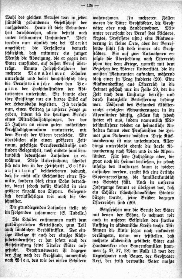 Sippe und Beruf - 2