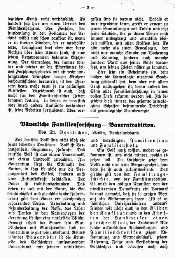 Bäuerliche Familienforschung - Bauerntradition