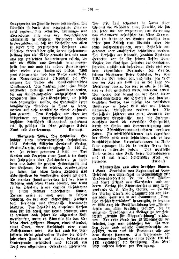 Margarete Weber, Die Heydelin