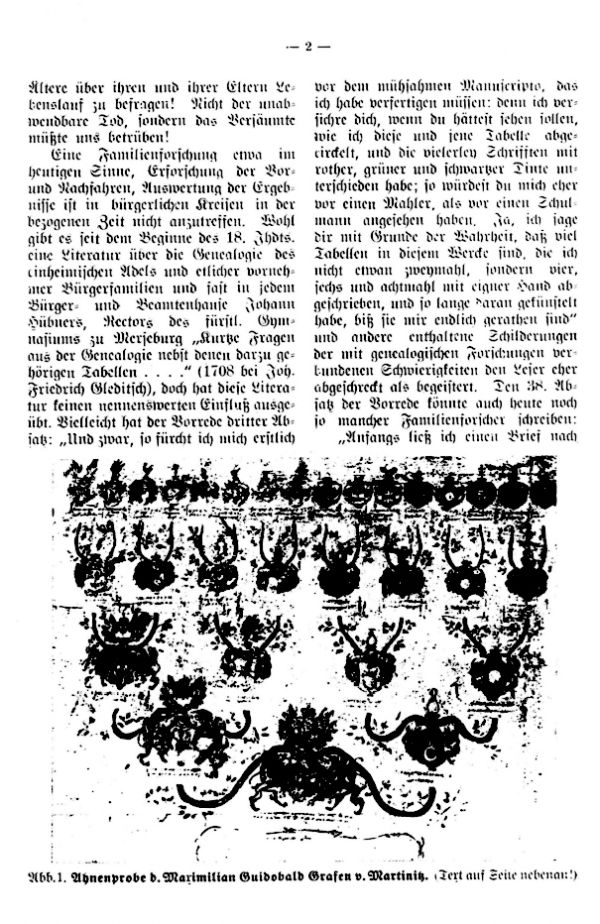 Familienforschung vom 17. bis 19. Jh. - 2