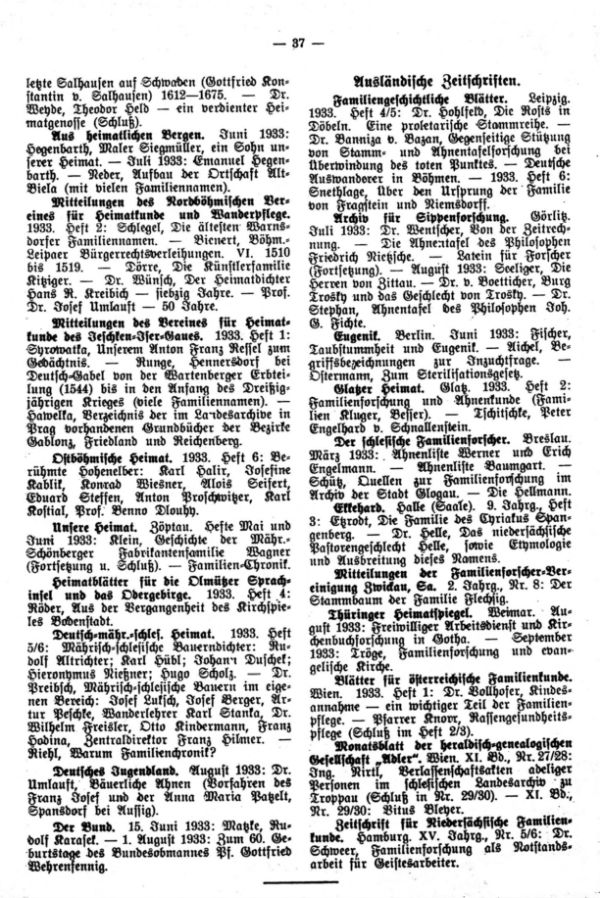 Zeitschriftenschau - 2