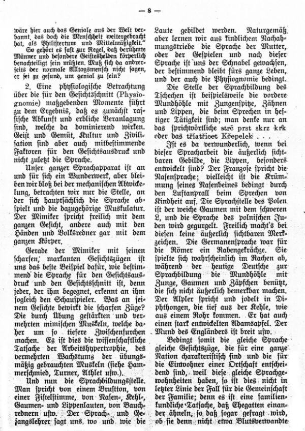 Allgemeine biologische Familienbetrachtungen - 3