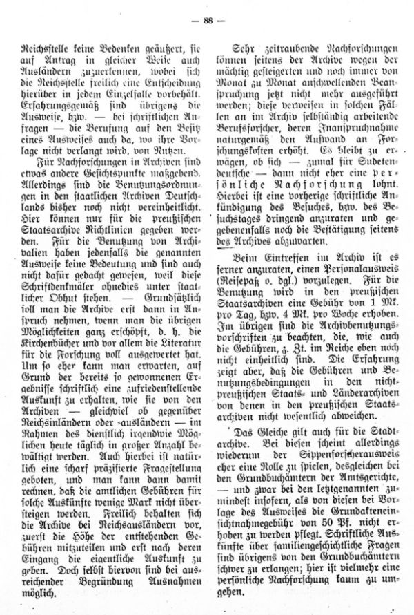 Über Nachforschungen in reichsdeutschen Schriftdenkmälern - 3