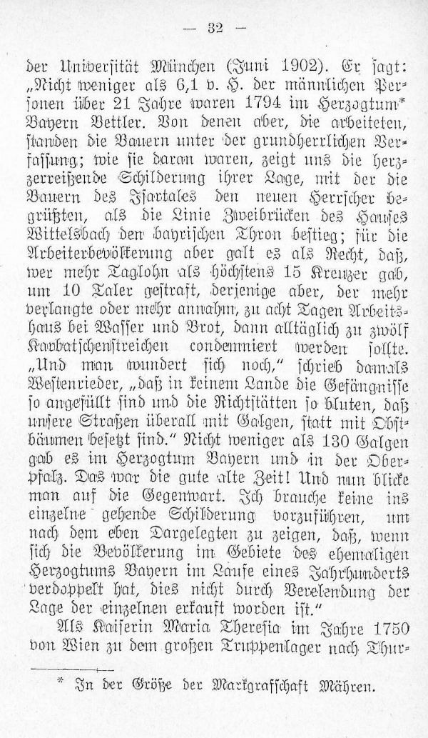 Leiden der Bauern und Bürger durch Abgaben, Bettel, Räuberherden u.s.w.