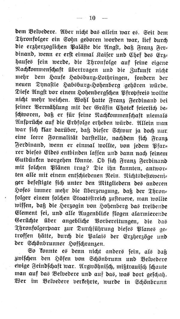 I. Kapitel: Hinter den Kulissen der Hof- und Hauspolitik von 1912-1914