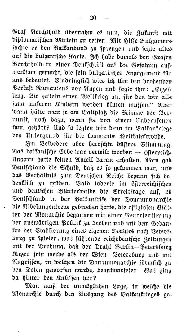 I. Kapitel: Hinter den Kulissen der Hof- und Hauspolitik von 1912-1914