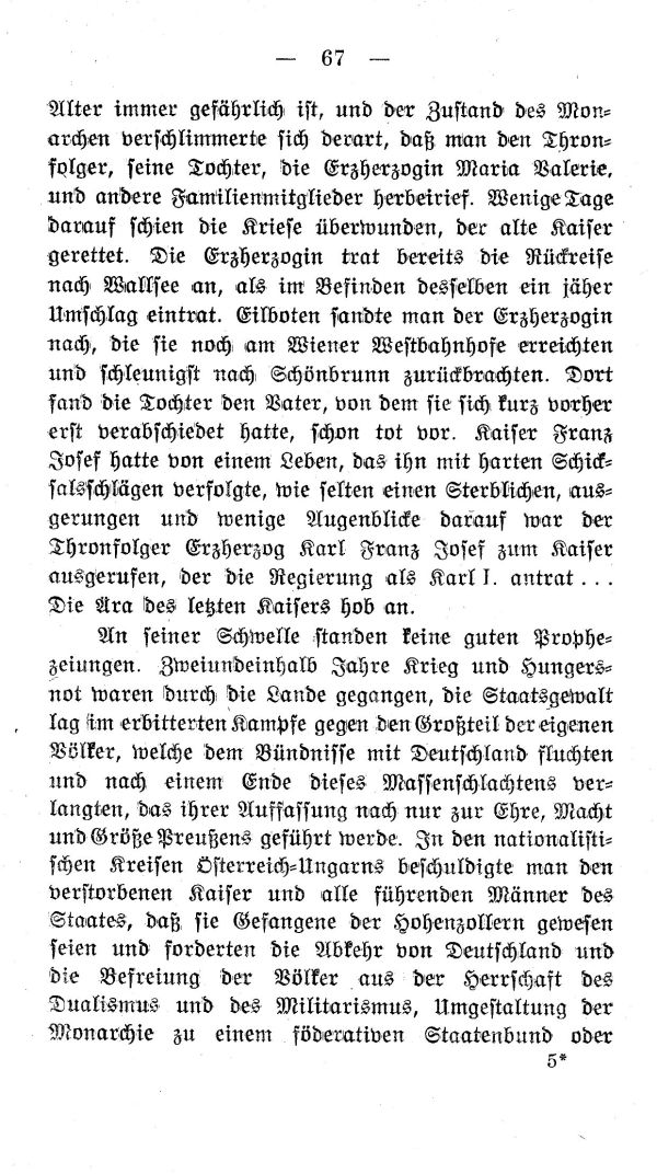 IV. Kapitel: Die Aera des letzten Kaisers