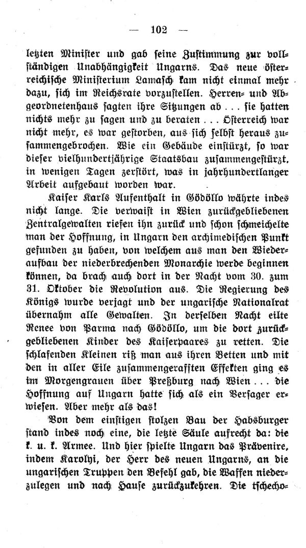 V. Kapitel: Wie es zu Ende ging