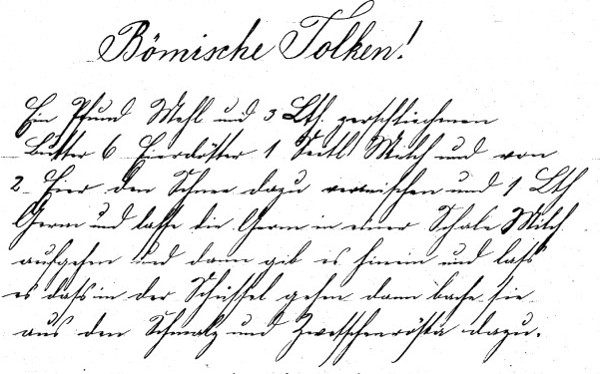 Rezept 'Böhmische Tolken'